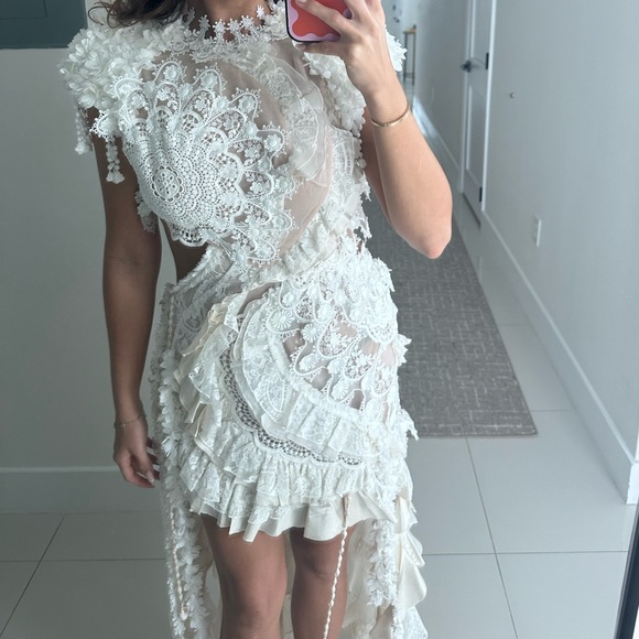 New with tags Zimmerman wonderland frill dress great for bridal - Picture 7 of 8